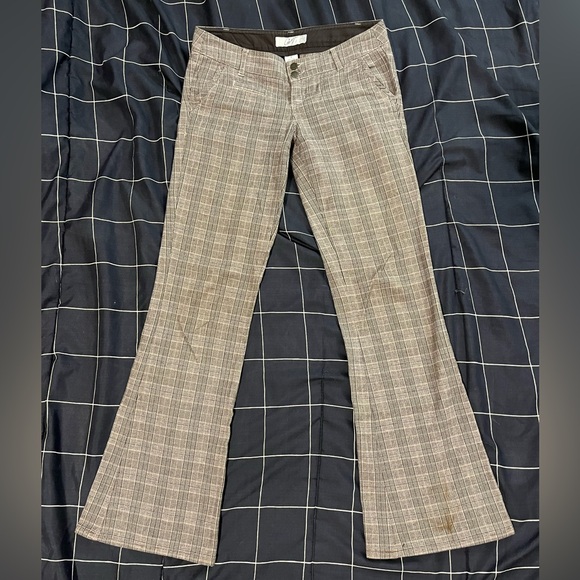 Vintage Plaid Flare Low Rise Garage Pants - Picture 2 of 8